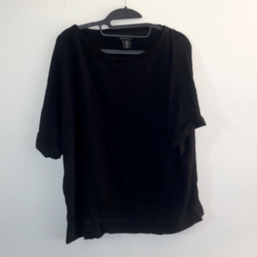 Tahari black tee
